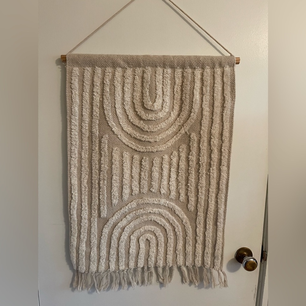 Urban Outfitters Weaved Tufted Wall Hanging
